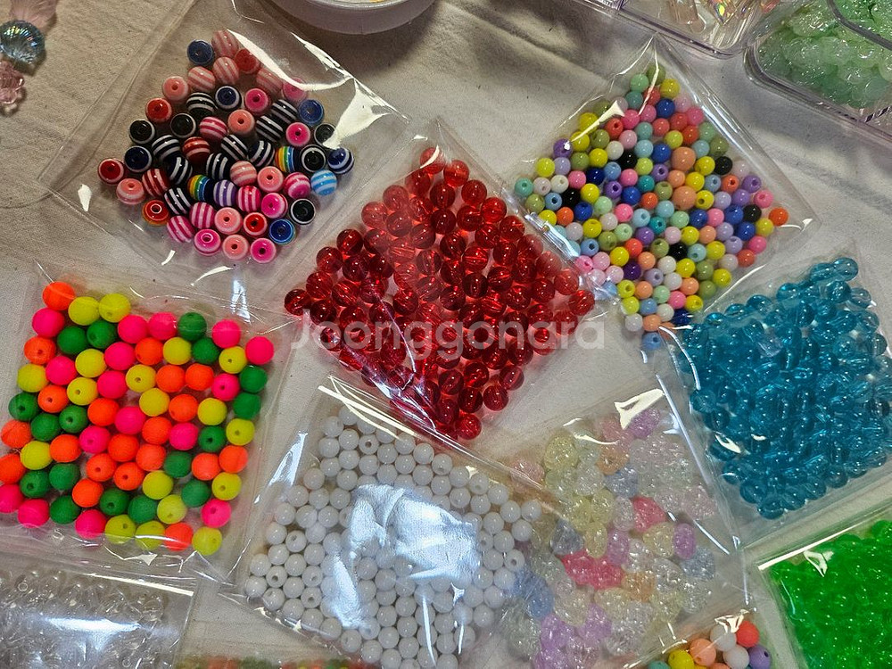 팔찌 키링 만들기 비즈 공예 재료 세트--8