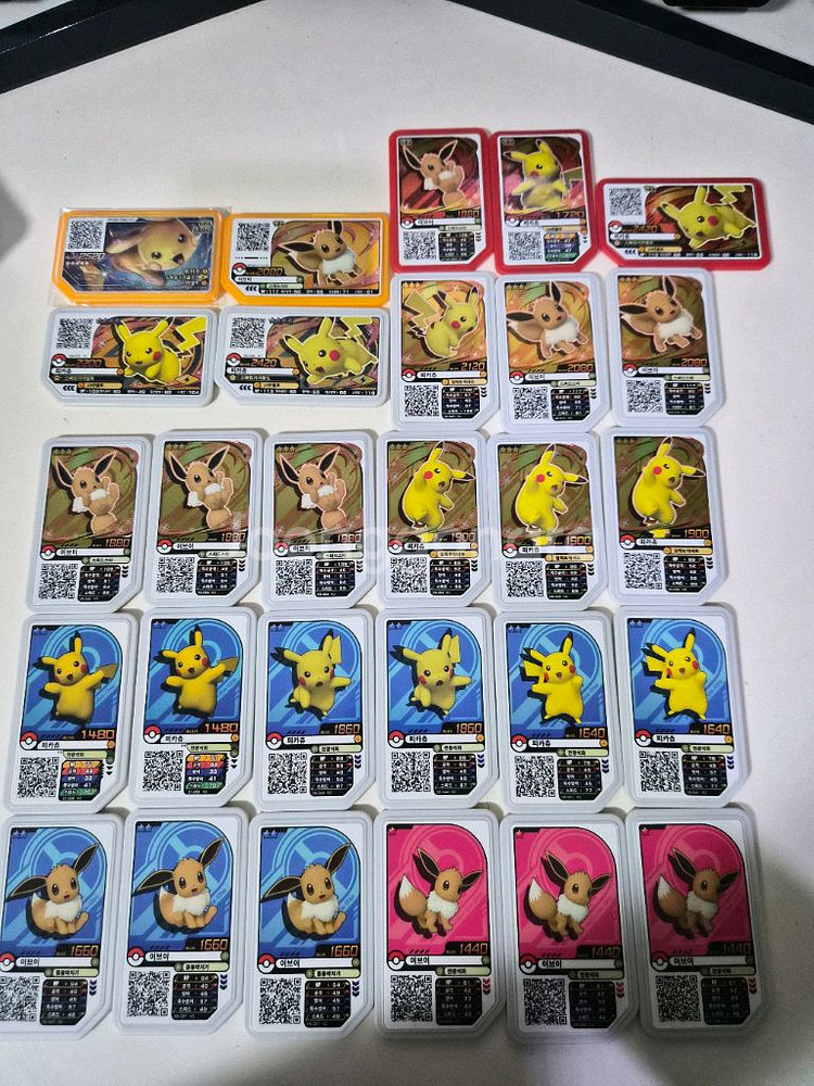 포켓몬 가오레 피카츄 이브이 세트--0