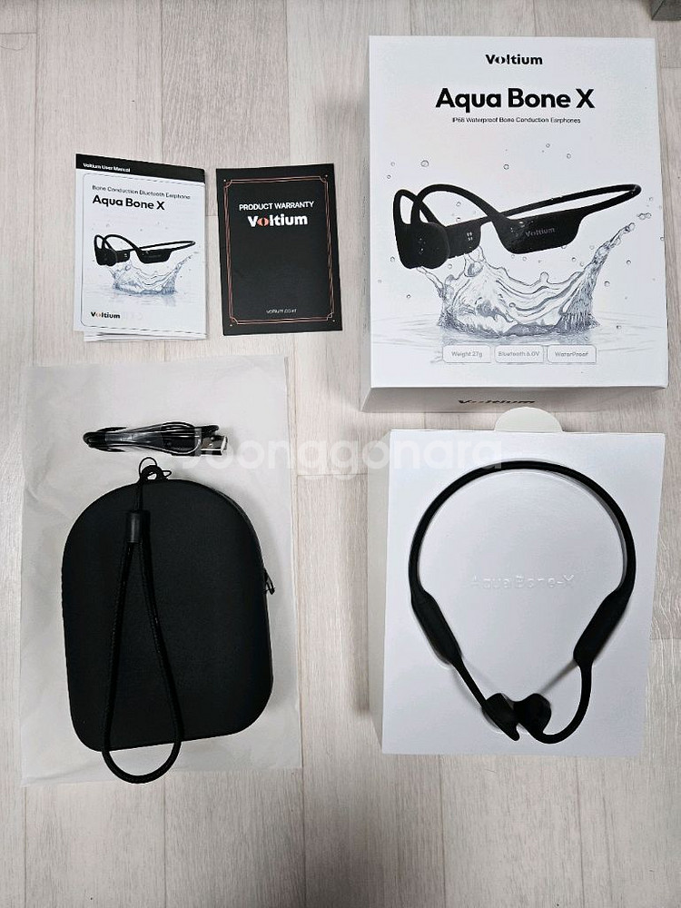 볼티움 골전도 이어폰 아쿠아 본 X--0