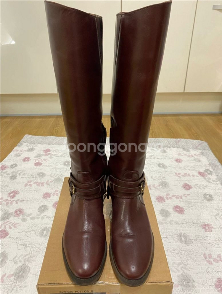 버버리 정품 36 여성 롱부츠--0