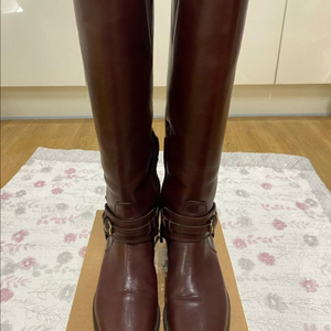 버버리 정품 36 여성 롱부츠