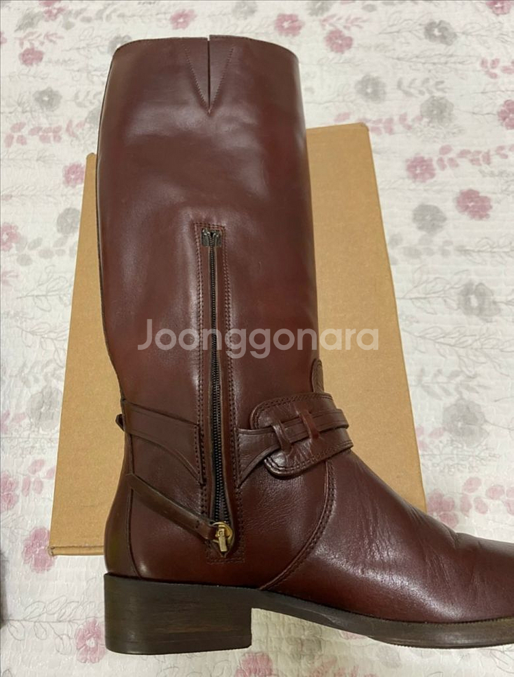 버버리 정품 36 여성 롱부츠--2