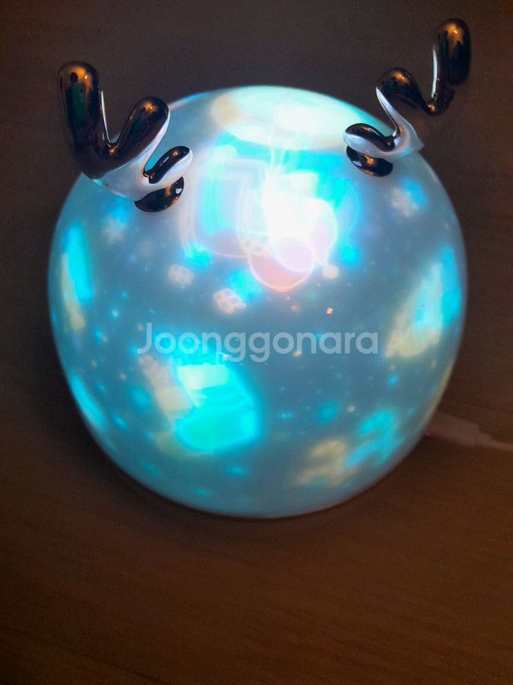 새상품)루돌프 싼타오르골 조명 프로젝터--1