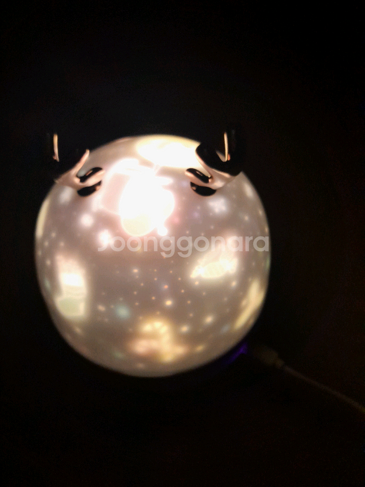 새상품)루돌프 싼타오르골 조명 프로젝터--5