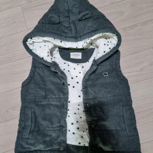 여아 블루독 100 조끼외