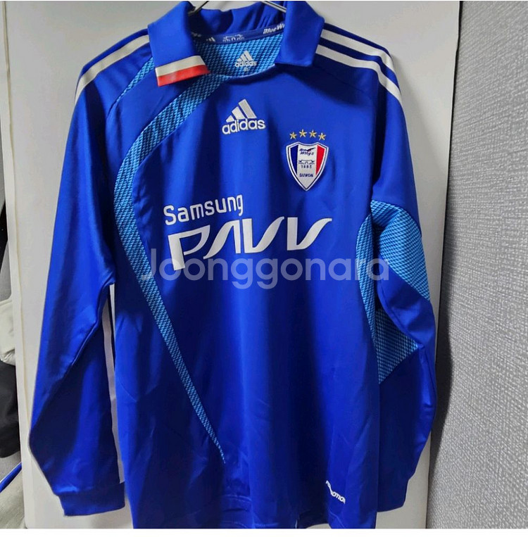 수원삼성 09시즌 축구 유니폼 긴팔 85size--0