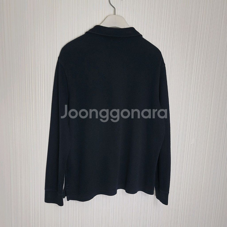 M 폴로 에스테이트립 하프집업 니트맨투맨 블랙 티셔츠--2