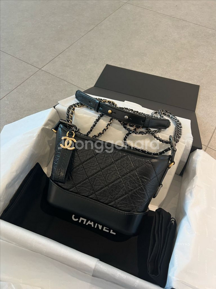 샤넬 가브리엘 호보백 스몰 블랙 새상품 정품 내장칩--0