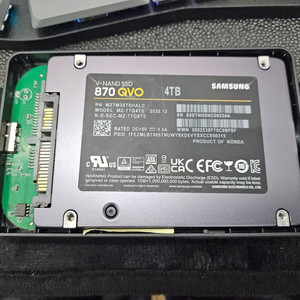 4TB SSD 삼성 USB 외장하드 인클로저