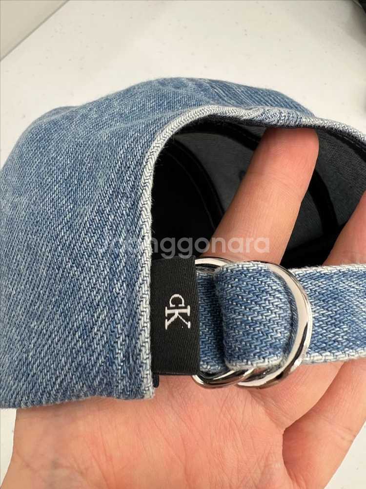 ck 정품 청모자 데님 볼캡 미착용 팝니다--1