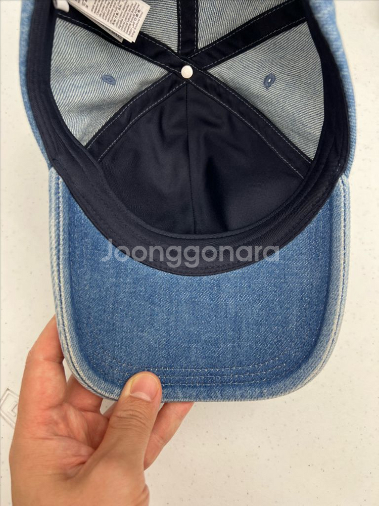 ck 정품 청모자 데님 볼캡 미착용 팝니다--4