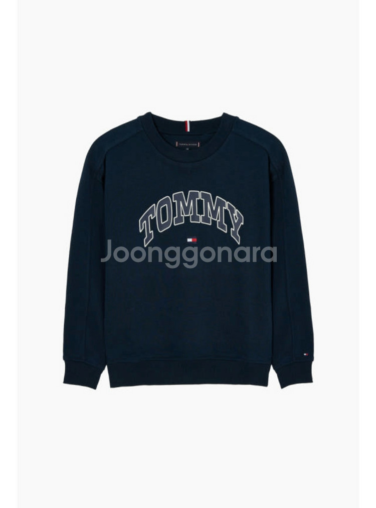 타미힐피거 키즈 네이비 맨투맨 새상품 (12 size)--0