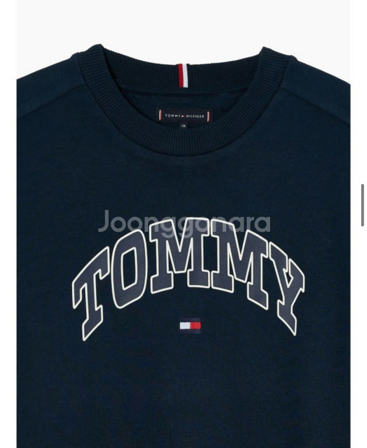 타미힐피거 키즈 네이비 맨투맨 새상품 (12 size)--1