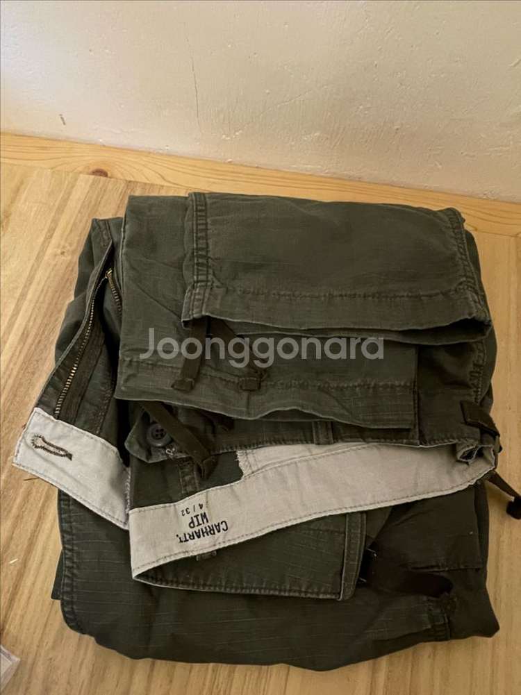 칼하트 wip 카고팬츠 34x32--1