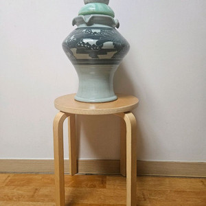 도자기 화병 장식의자포함