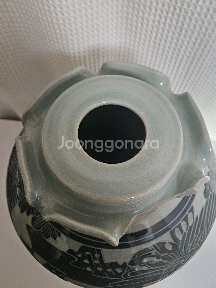 도자기 화병 장식의자포함--8