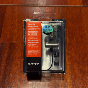 미사용 새상품 SONY ECM-CS3 클립 마이크