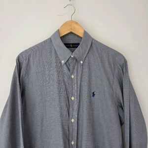 폴로랄프로렌 그레이 잔체크 셔츠(105사이즈)