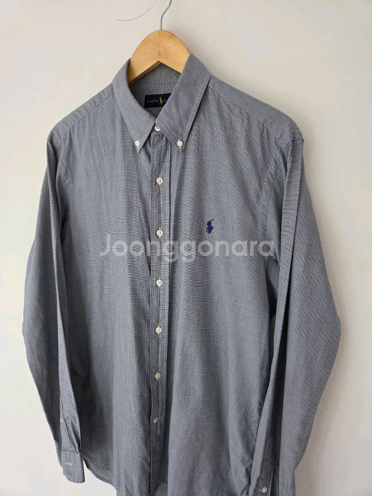폴로랄프로렌 그레이 잔체크 셔츠(105사이즈)--2