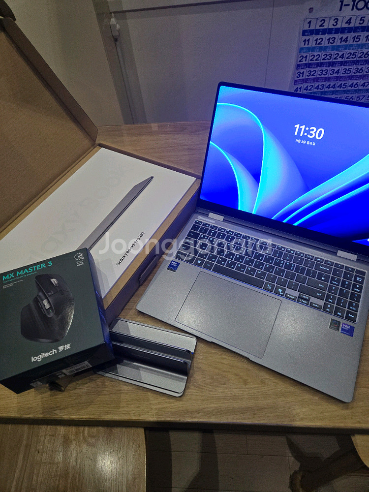 갤럭시북5 프로360 (NT960QHA-K71A) 신품급 + 마우스,스탠드,파우치 증정--0