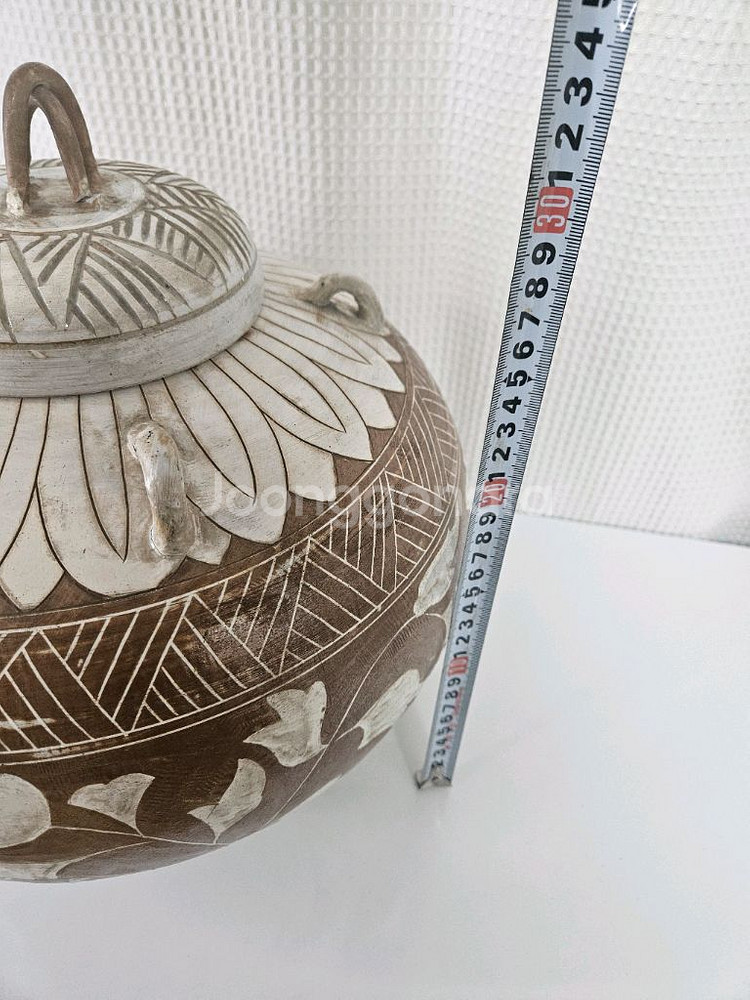 달항아리형 도자기 콘솔테이블 포함--8