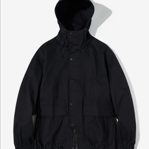 파르티멘토 코드 후드 집업 자켓 블랙 m