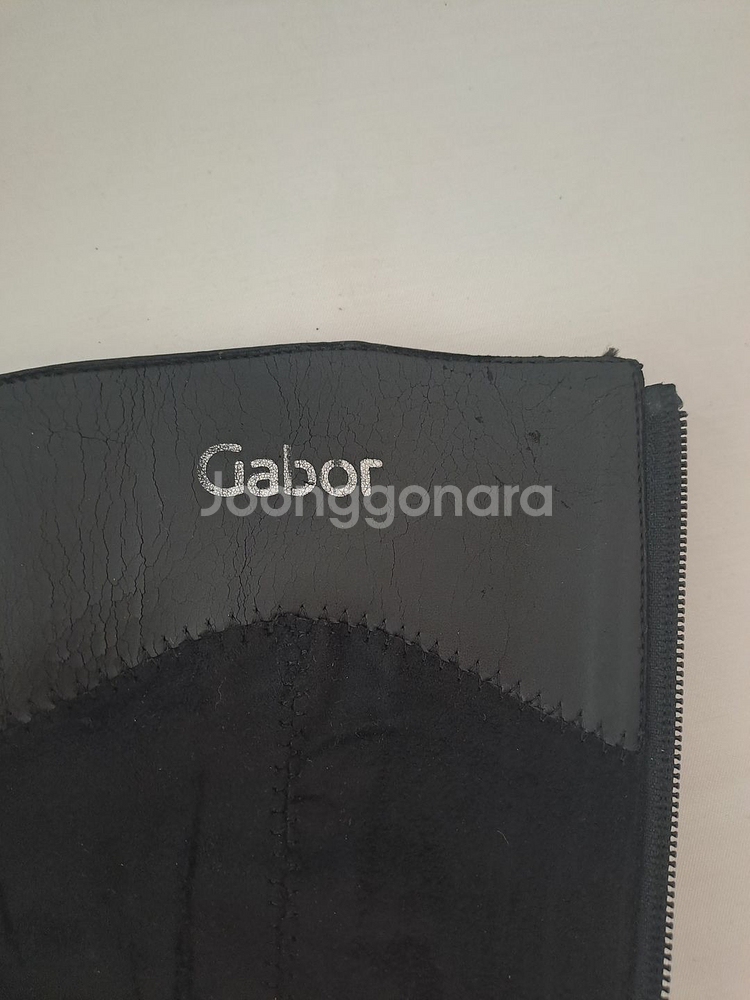 수선필요/ Gabor 가버 롱부츠 4 1/2사이즈--8