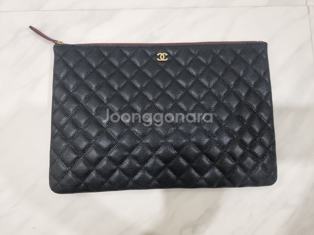 샤넬 캐비어 클러치--0