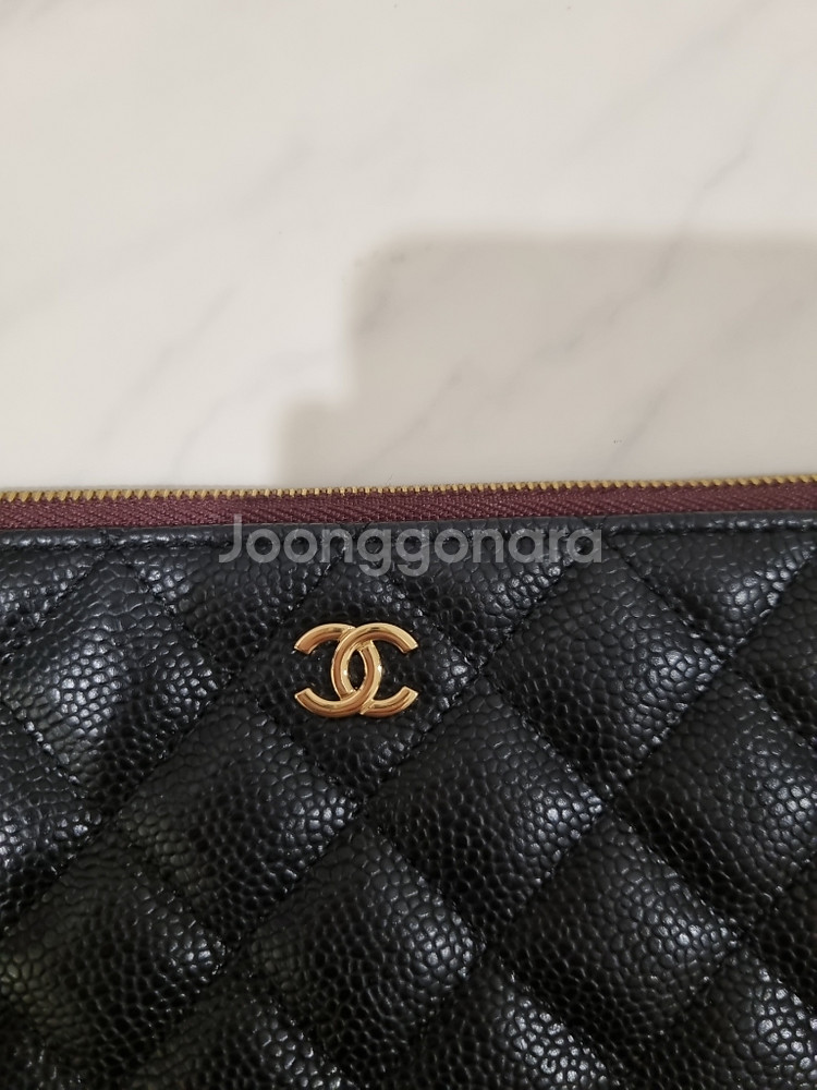 샤넬 캐비어 클러치--1