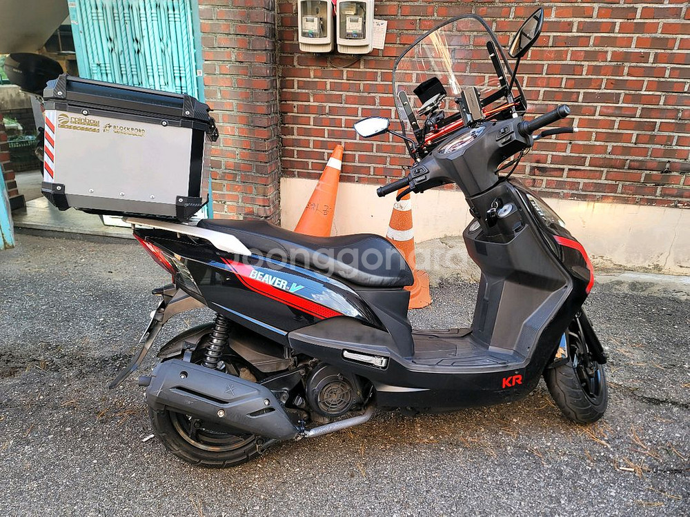 KR모터스 비버V-125 스쿠터 오토바이 팝니다(280--0