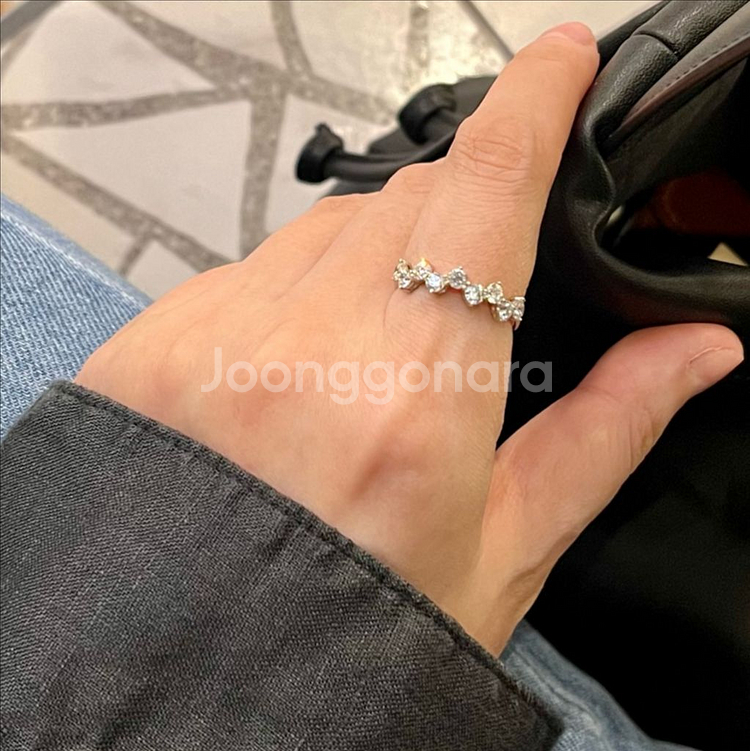 14k 랩다이아 반지--0