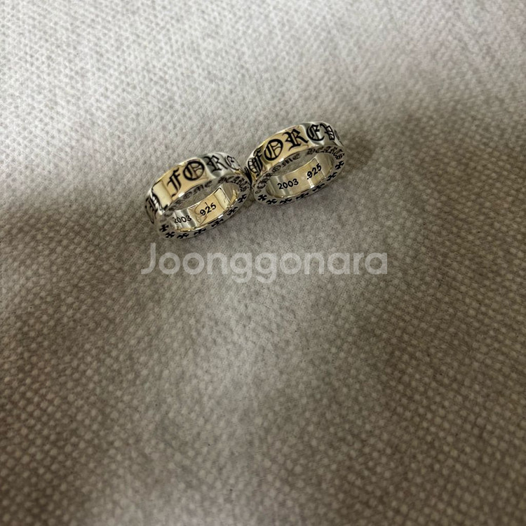 정품 크롬하츠 포에버링 퍽유링--0