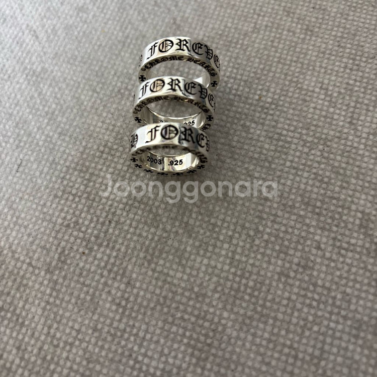 정품 크롬하츠 포에버링 퍽유링--7