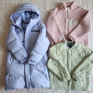 여아 겨울 아우터 3벌 세트 150