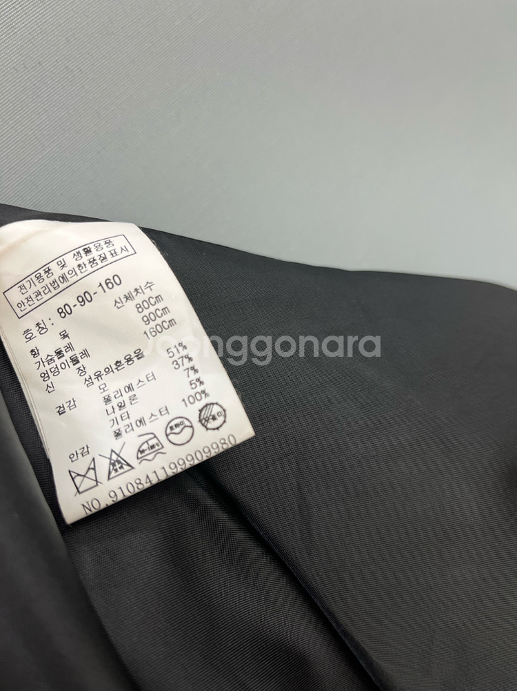 스튜디오 톰보이 블랙 롱코트--6