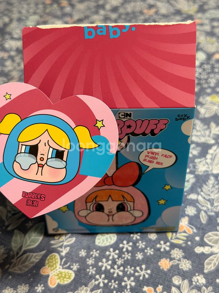 팝마트 정품 크라이베이비 파워퍼프걸 버블 키링 새상품--0