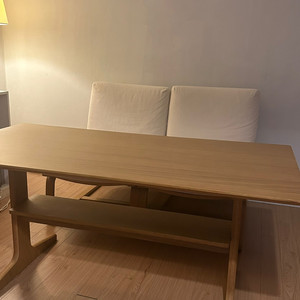 무인양품 리빙 다이닝 테이블 벤치 세트