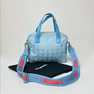 샤넬 뉴 트레블 자카드 토드 크로스백