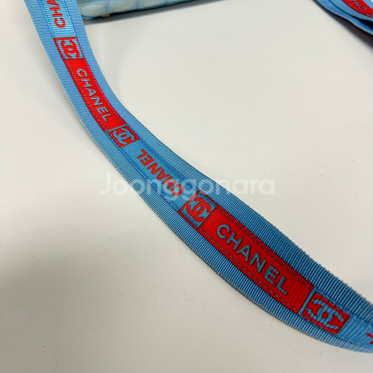 샤넬 뉴 트레블 자카드 토드 크로스백--6