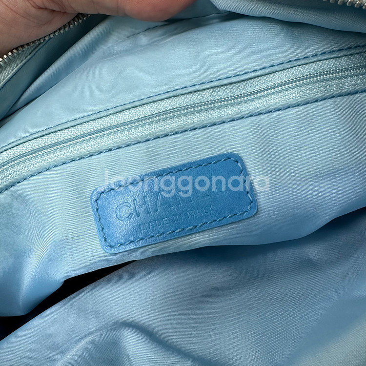 샤넬 뉴 트레블 자카드 토드 크로스백--8