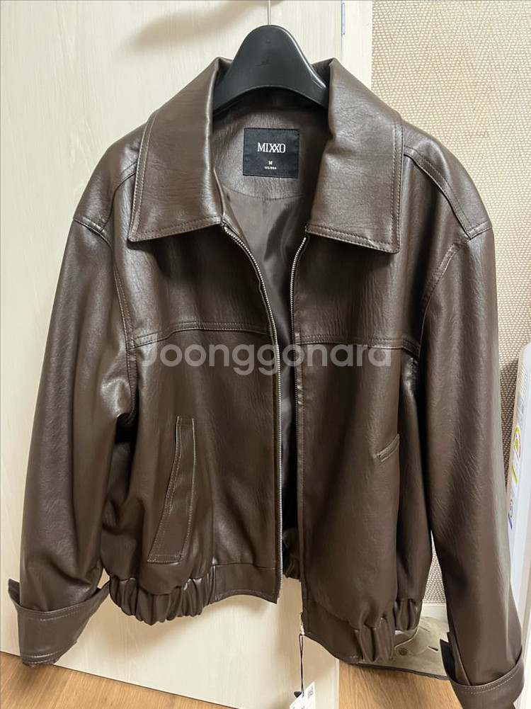 미쏘 가죽자켓--0