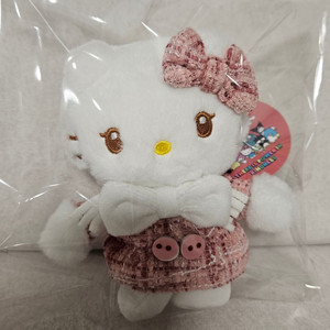 겨울 트위드 키티 마이멜로디 인형 키링