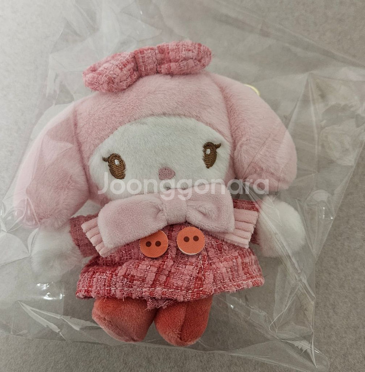 겨울 트위드 키티 마이멜로디 인형 키링--1