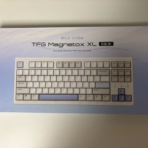 한성 TFG 매그니톡스 Magnetox XL 듀얼 8K 가스켓 자석축 게이밍키보드 밀크소다 마그네틱축