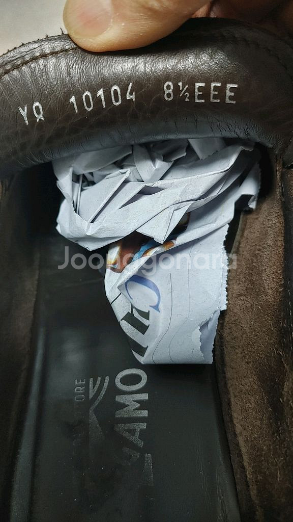 페라가모 간치니로퍼 정품 8 1/2 EEE(275)--4