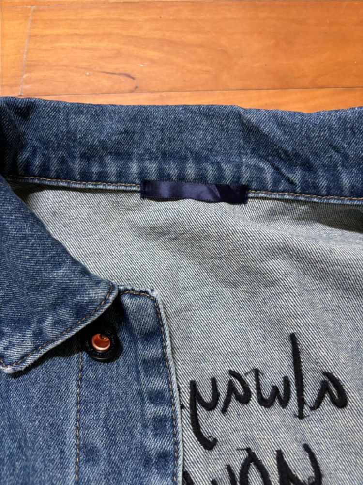 vintage pauline blue denim jacket--5