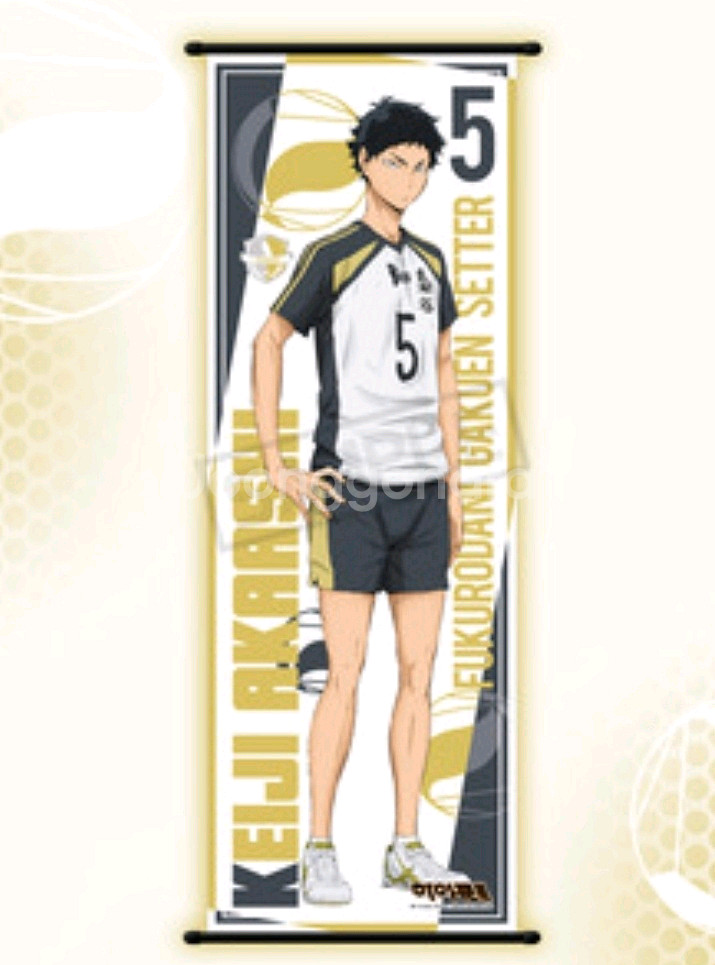 농구 만화 캐릭터 패브릭 포스터 세트--1