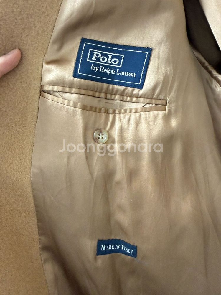 폴로 랄프로렌 카멜 코트 40R(국내 105)--2