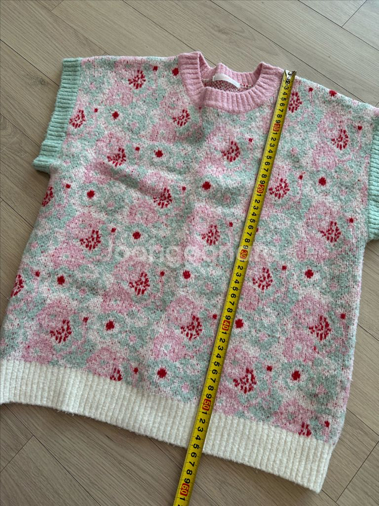 아이러브제이 여아 니트 조끼 4XL 150정도 핑크 화--6