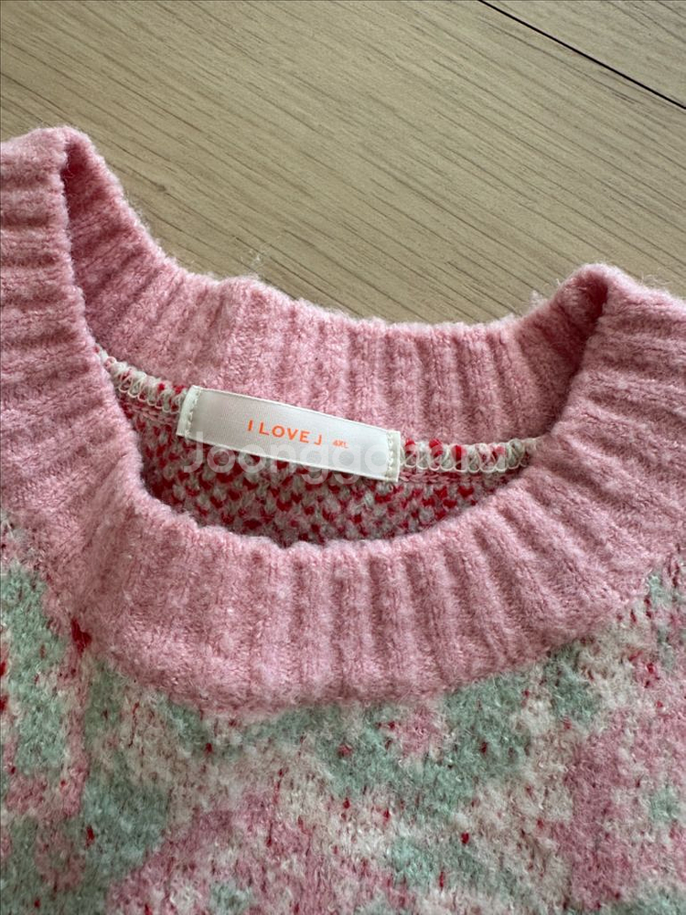아이러브제이 여아 니트 조끼 4XL 150정도 핑크 화--4